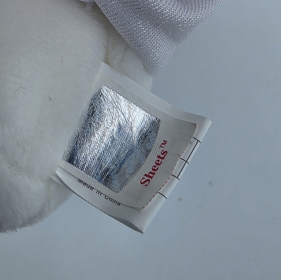 1999 Ty Beanie Babies Sheets The Ghost Plush Vintage - Picture 7 of 7